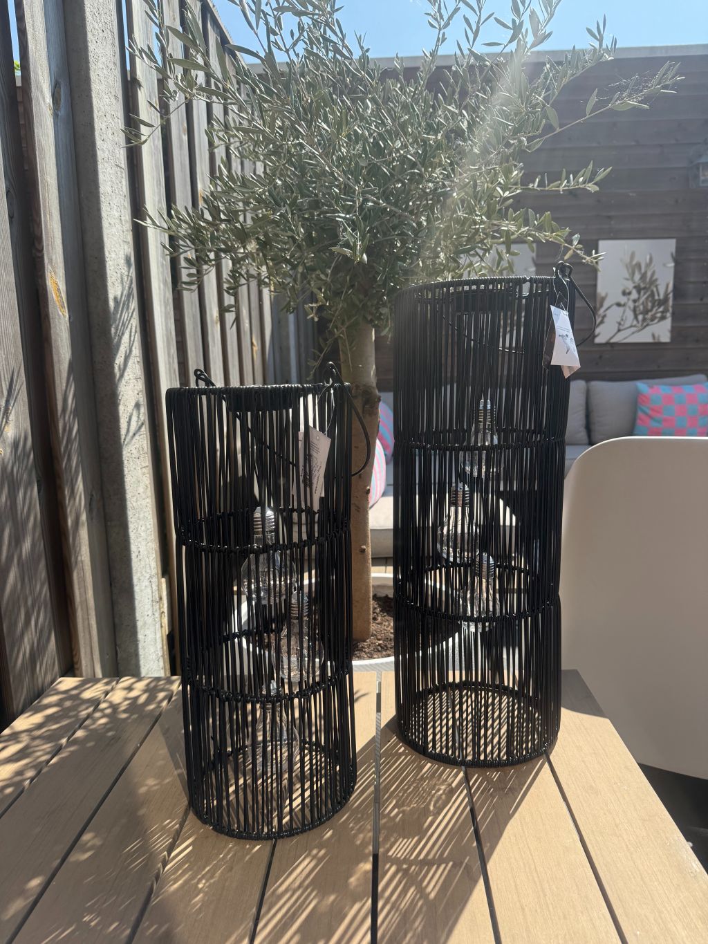 Buiten hanglamp Fadime | Zwart