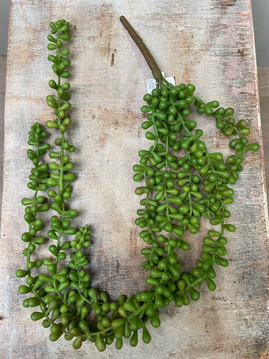 Sztuczny groszek zielony, okrągły, długi