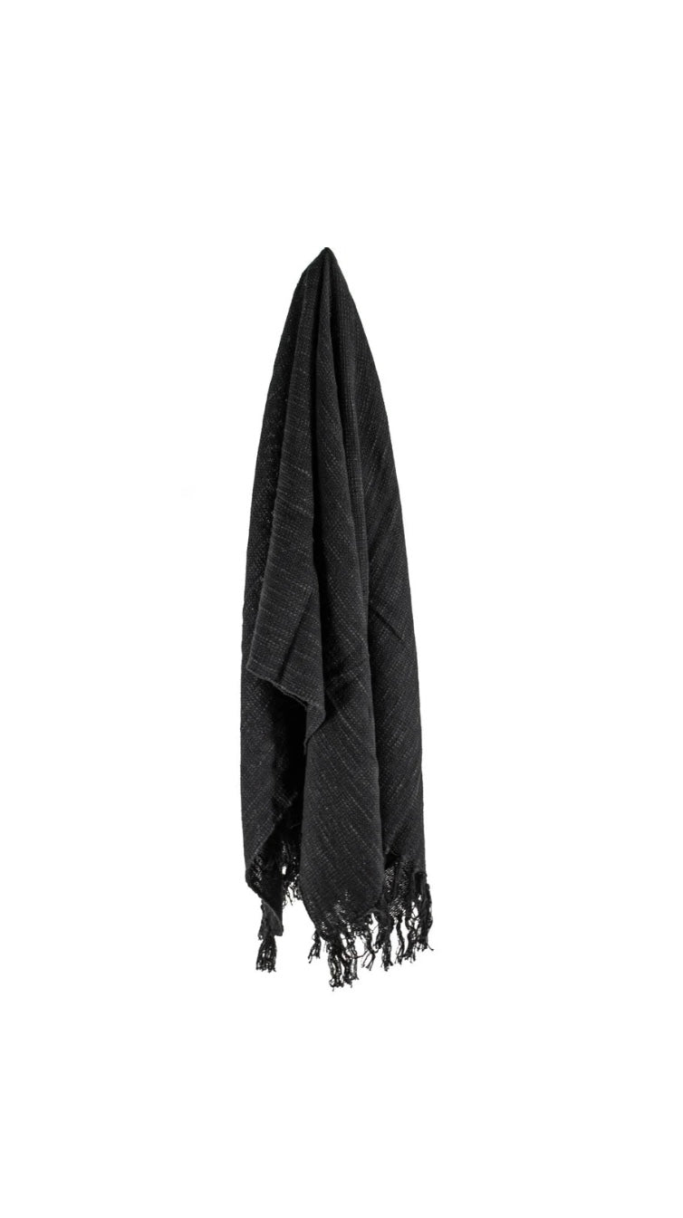 plaid cosy black