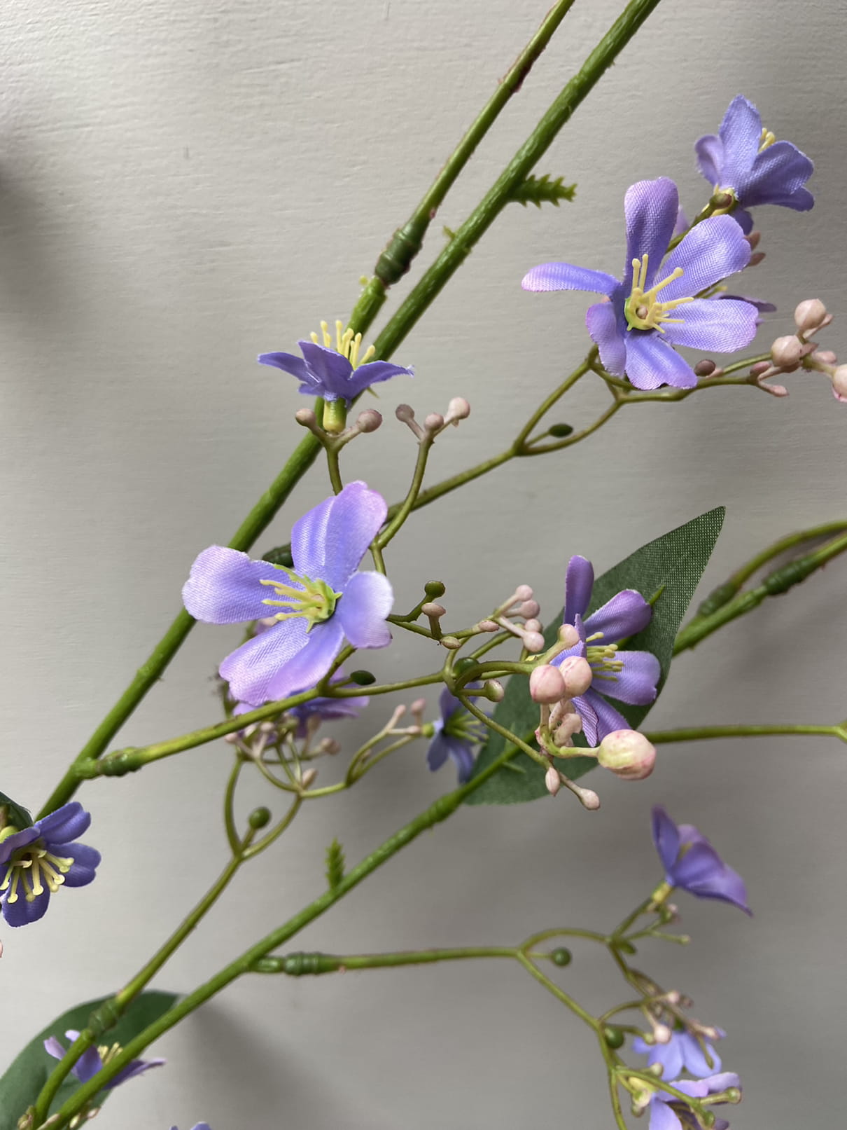 Flor artificial Heliophila violeta