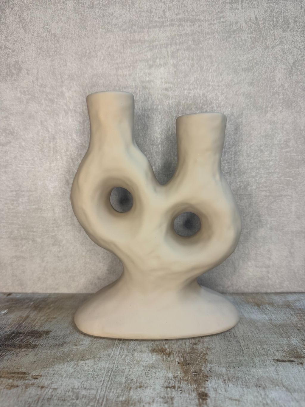 Świecznik Katia | Beżowy