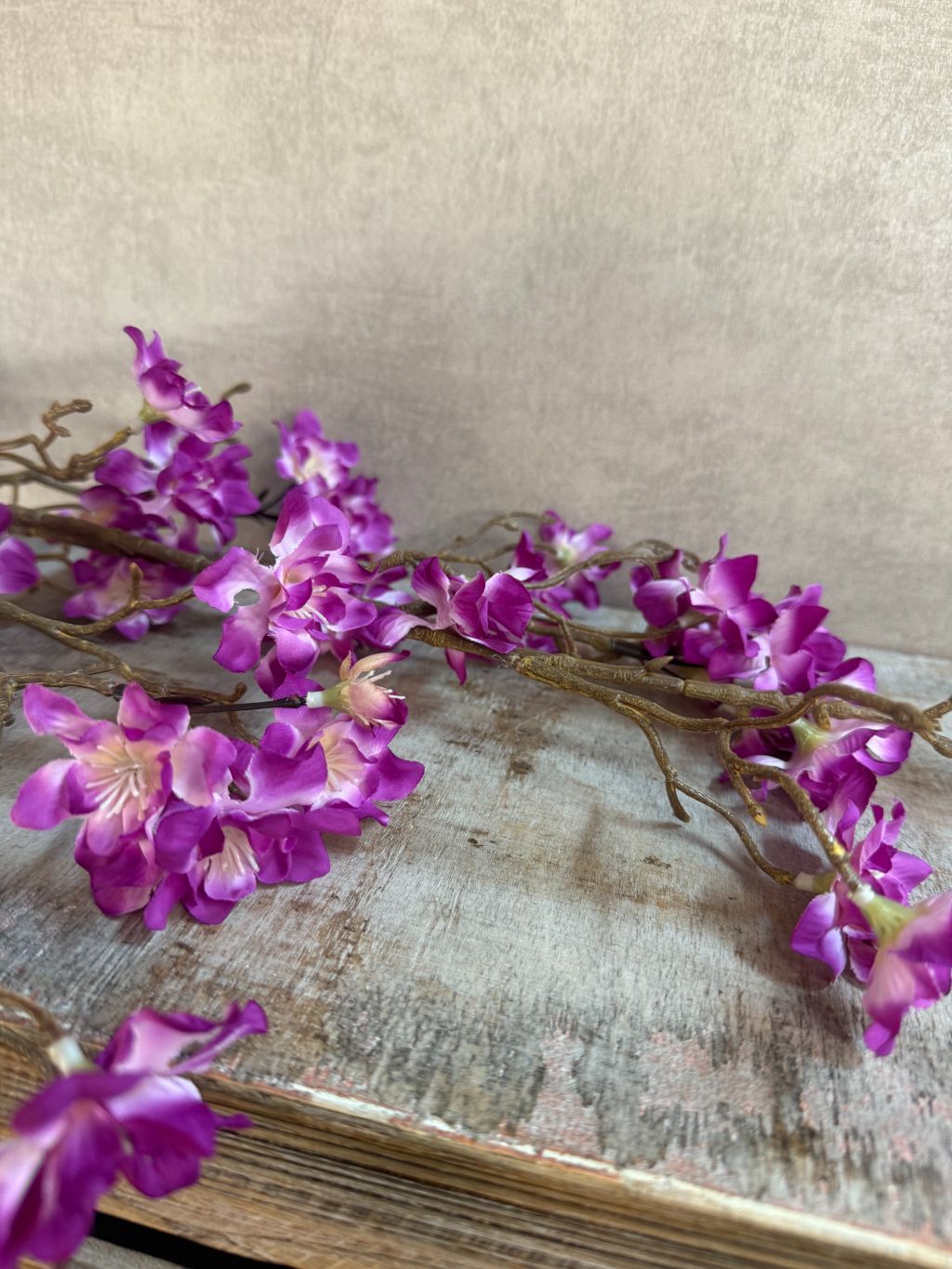 Sztuczne kwiaty wiśni | Fioletowe