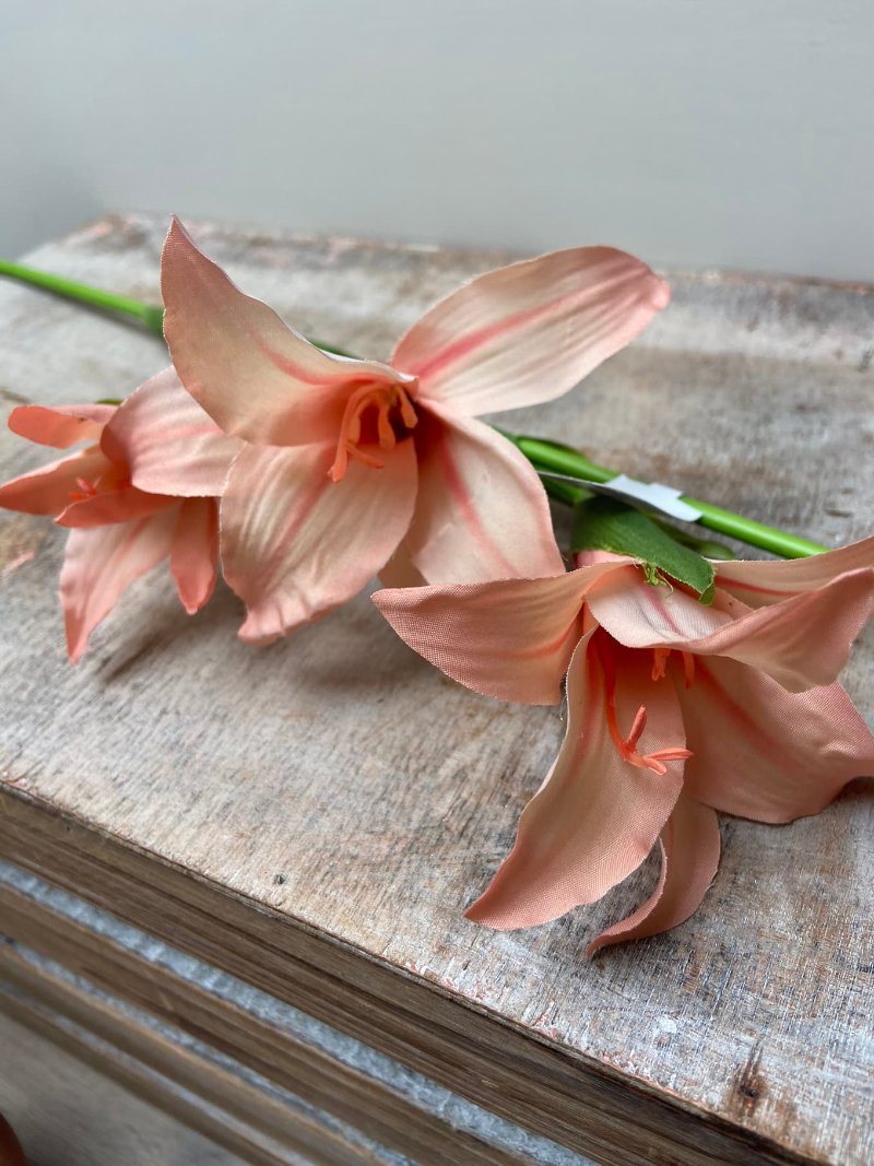 Künstliche Blume Gladiolus lachsrosa – Sisi Living