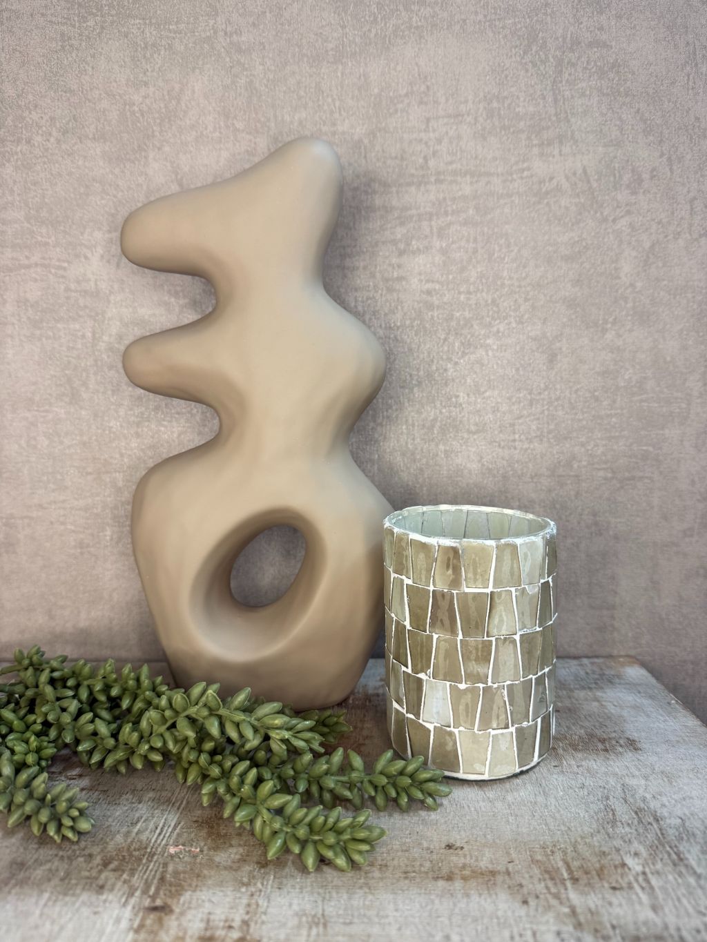 stijlvolle ornament neutrale beige tint