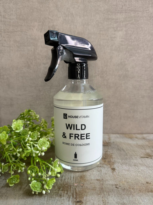 Spray do pomieszczeń Wild & Free Housevitamin – luksusowe perfumy do domu 500 ml