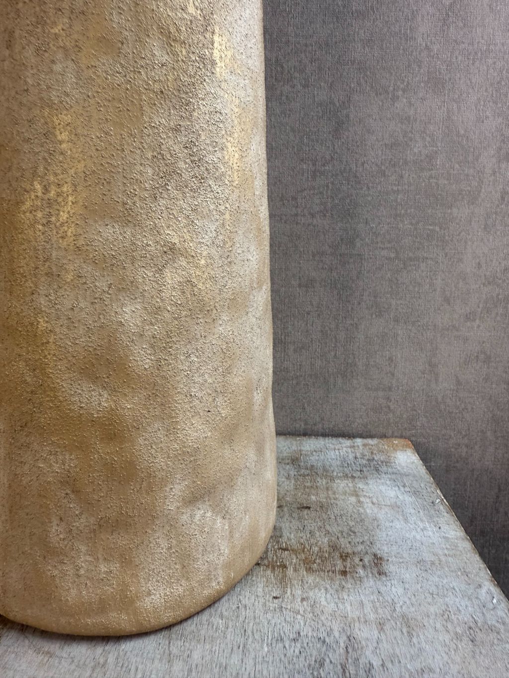 Vaas Porto antiek goud in klein en groot formaat – decoratieve set.