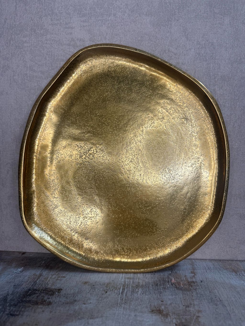 Organiczna taca Sandy | Złoto