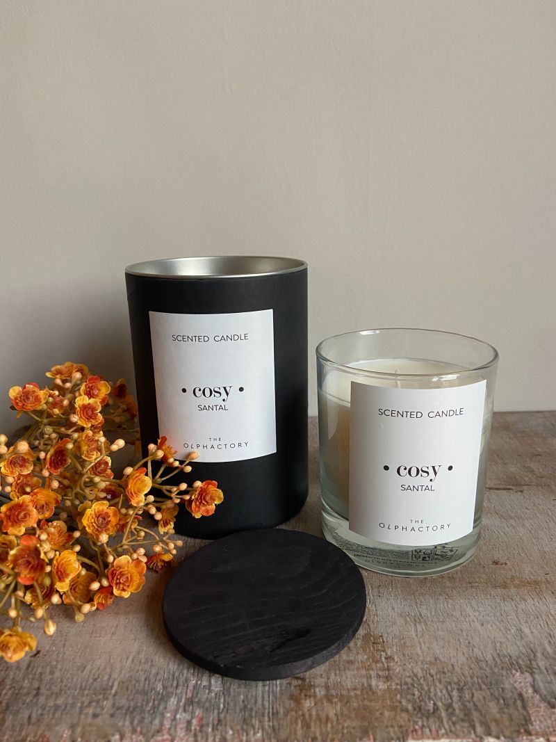 Geurkaars cosy santal