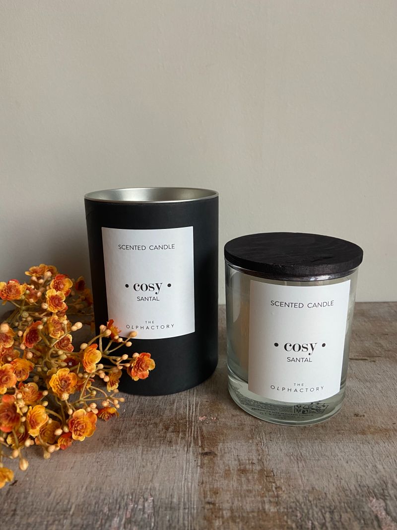 Geurkaars cosy santal