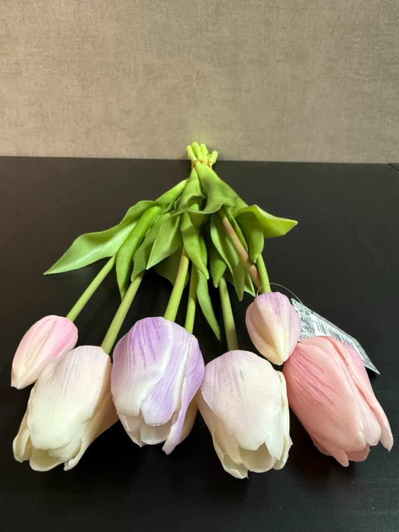 Kunst tulpen pastel real touch