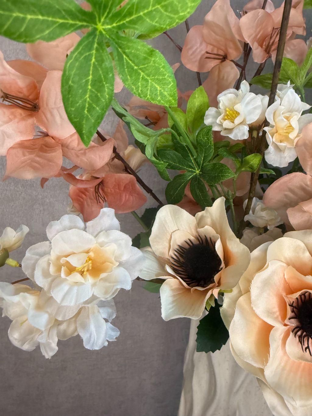 Artificial bouquet Anemone