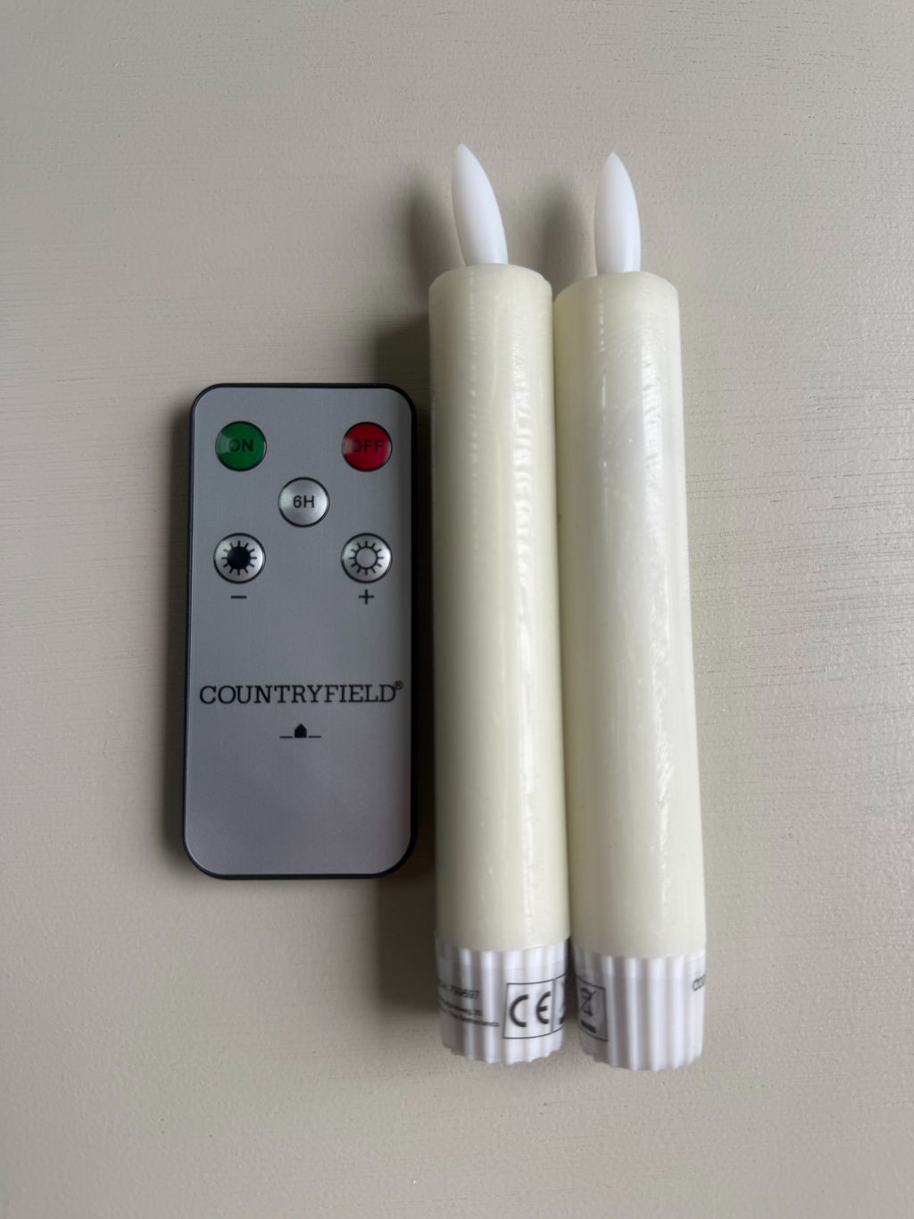 Led dinerkaars Crème small