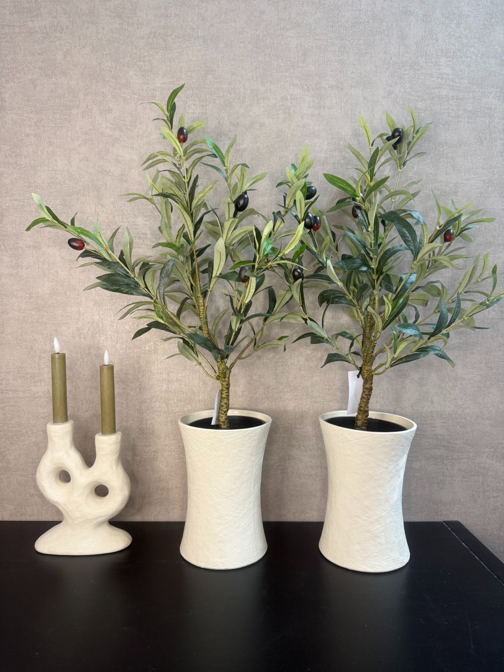 Vensterbank decoratie set Olijf