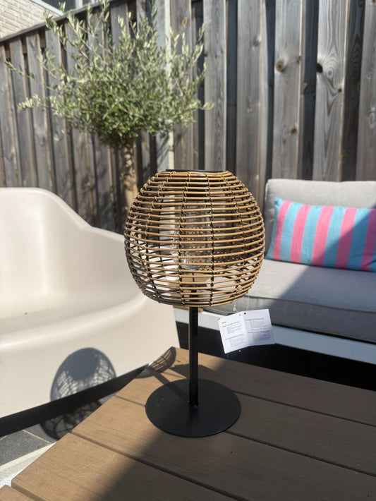 Udendørs Bordlampe Hadia | Naturlig