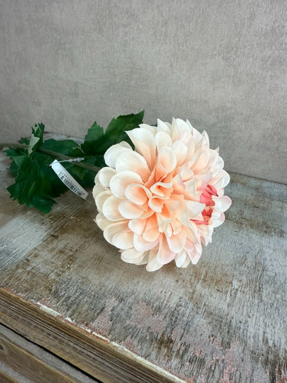 Kunstbloem Dahlia roze melange