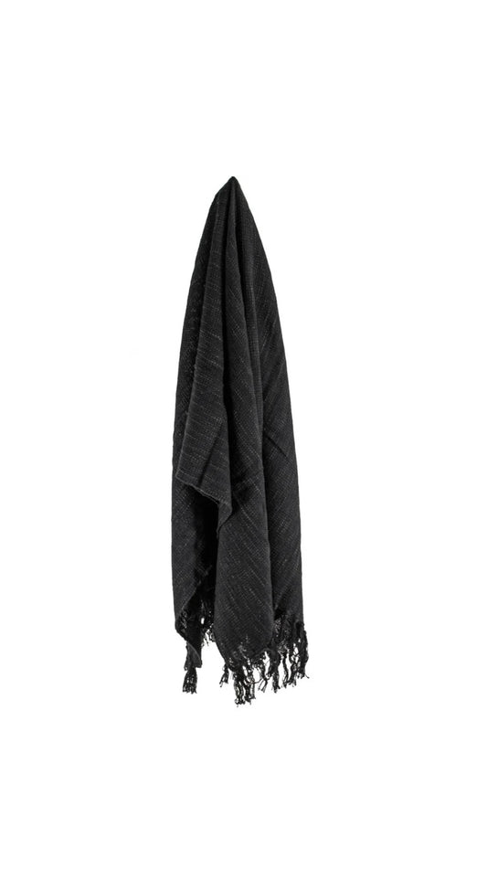plaid cosy black