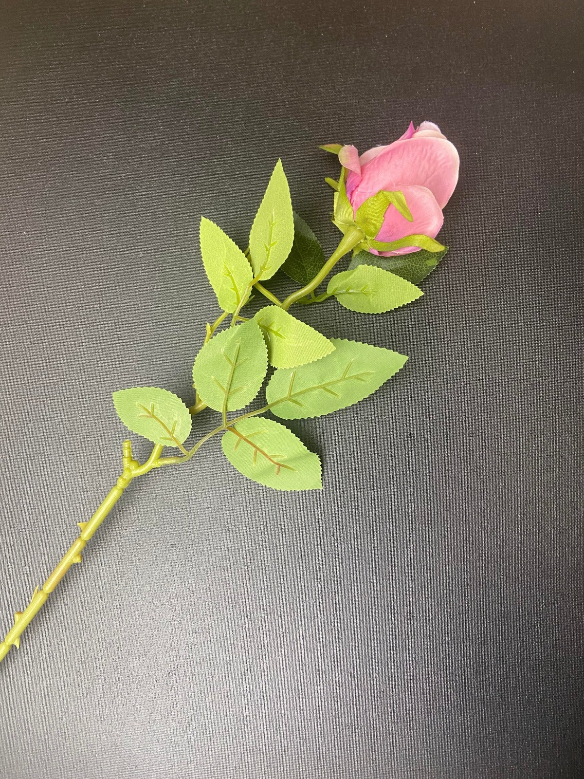 Artificial flower Closed rose pink