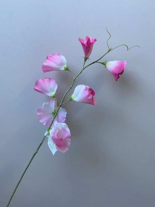 Lathyrus donker roze zijdenbloem / kunstbloem