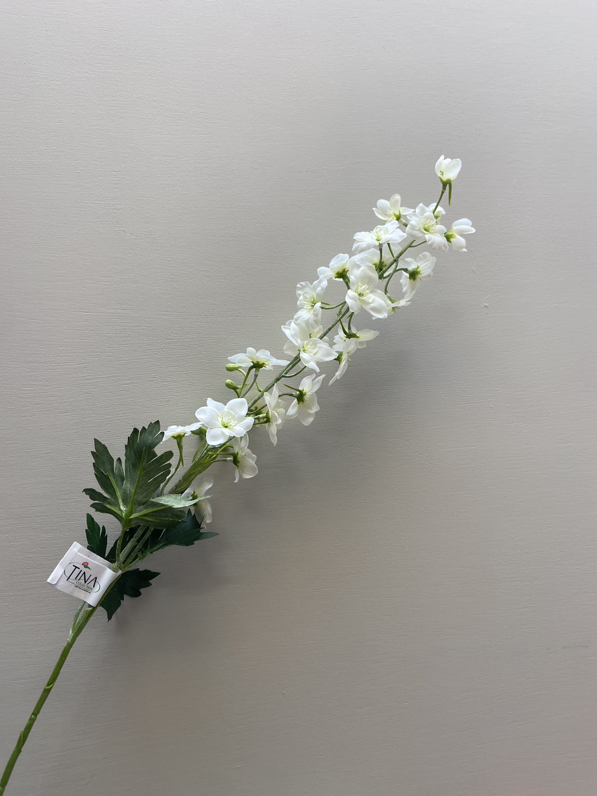 Artificial flower Delphinium white