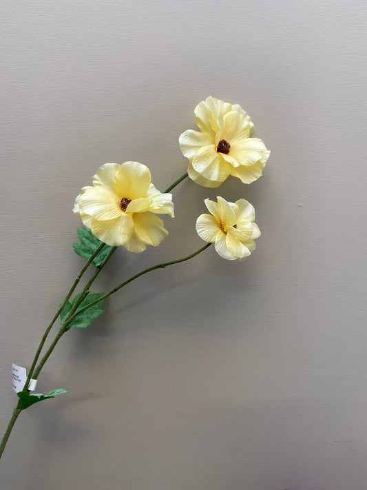 Artificial flower Butterfly yellow