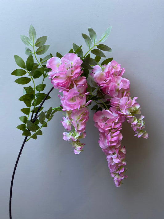 Kunstbloem Wisteria rosa