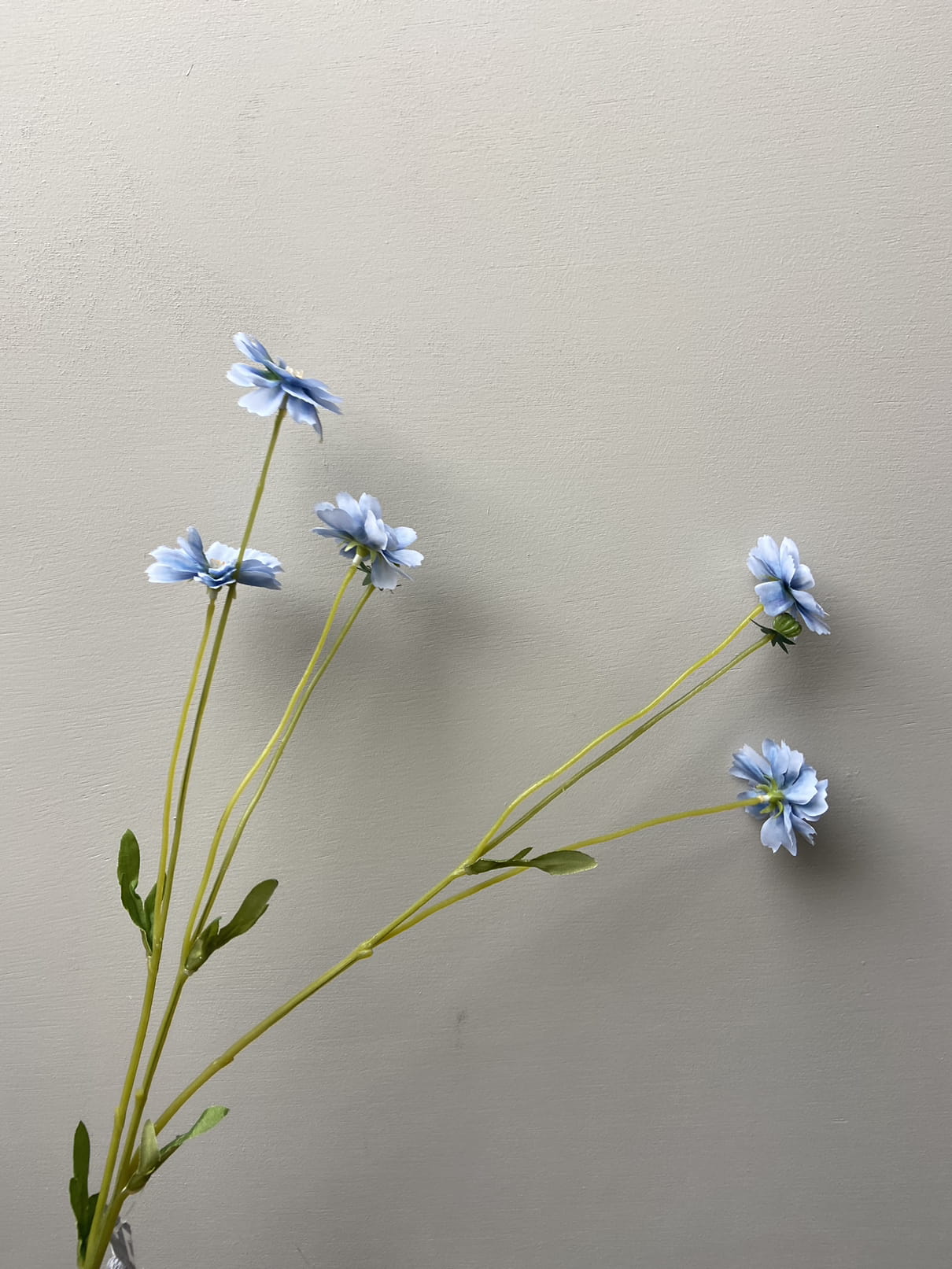 Artificial flower Centaurea madelon blue