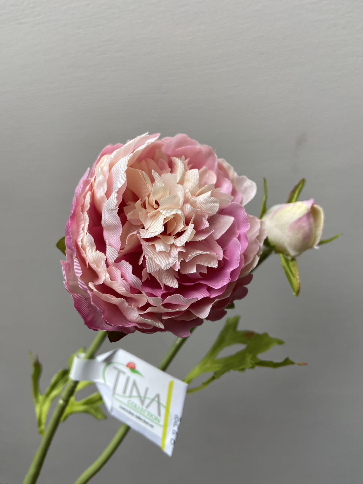 Artificial flower peony old pink