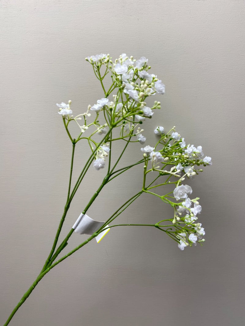 Artificial branch of baby's breath white