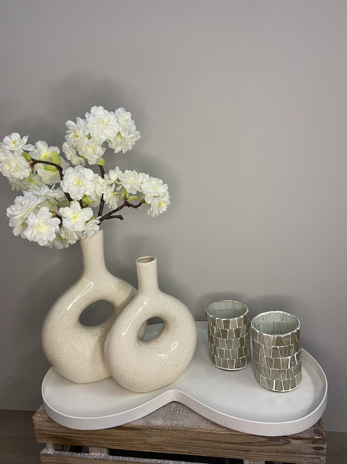 Conjunto de decoración Beige