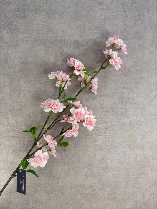 Branche de cerisier artificielle en fleurs roses