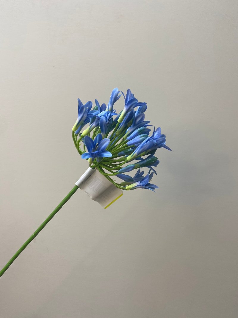 Kunstbloem Agapanthus blauw