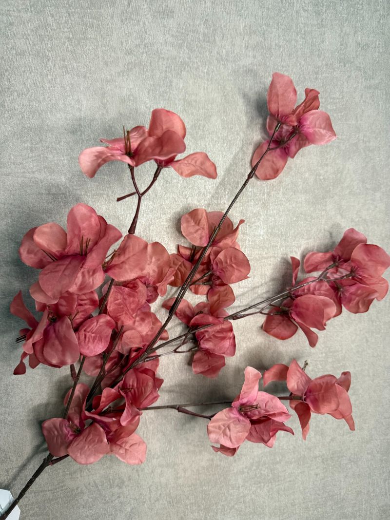 Kunstbloem Bougainville rood/roze