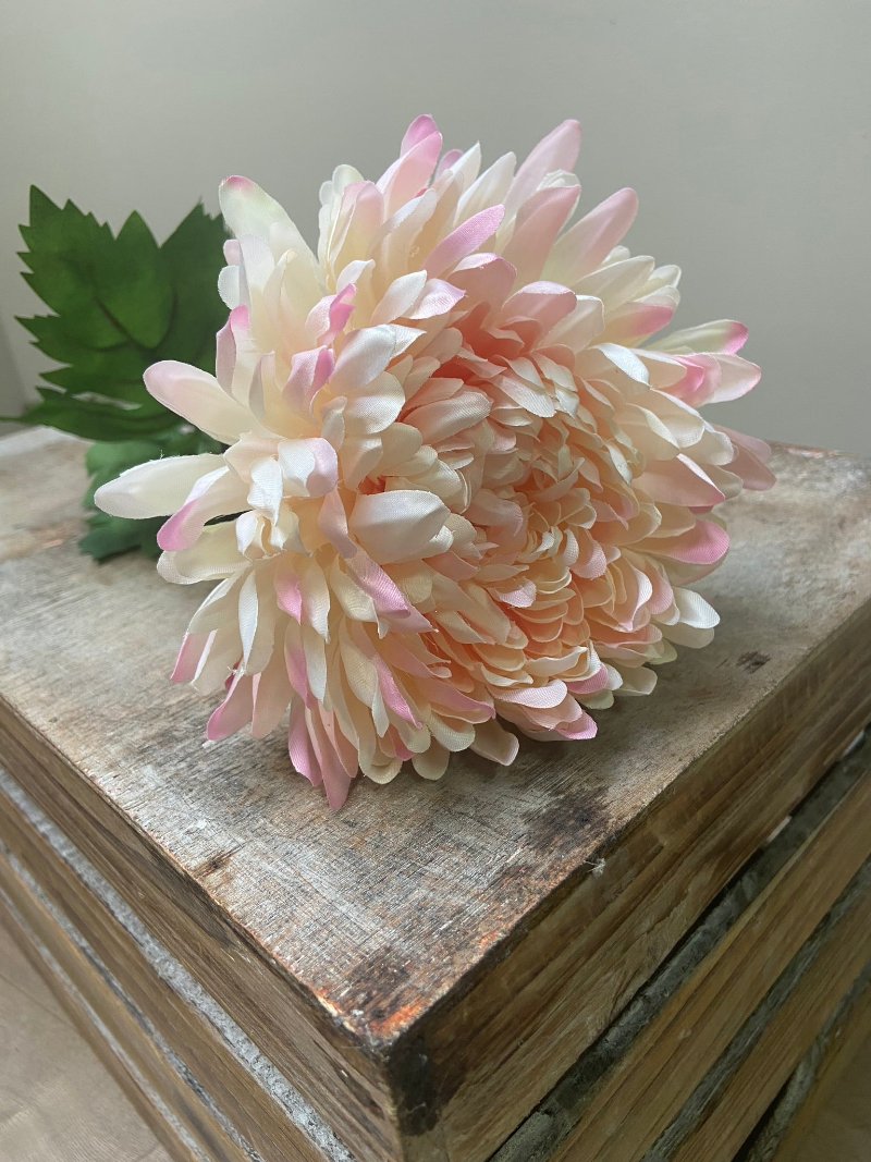 Kunstbloem Chrysant roze