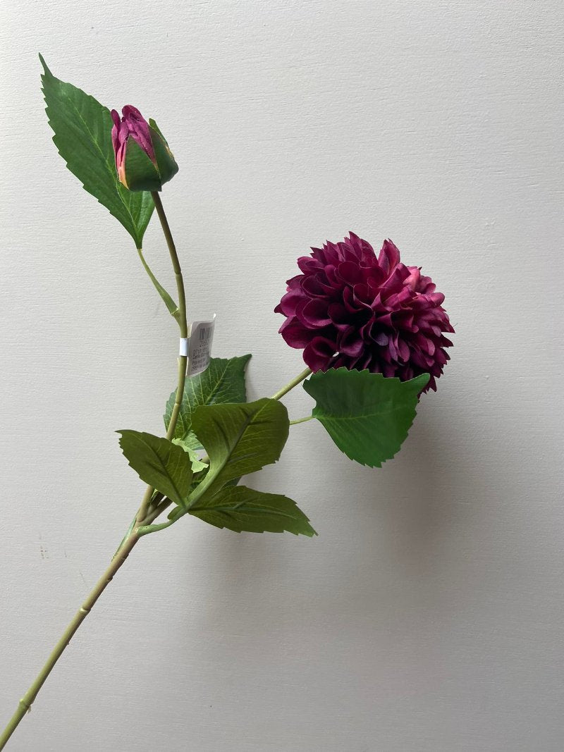 Kunstbloem_Dahlia_bordeaux