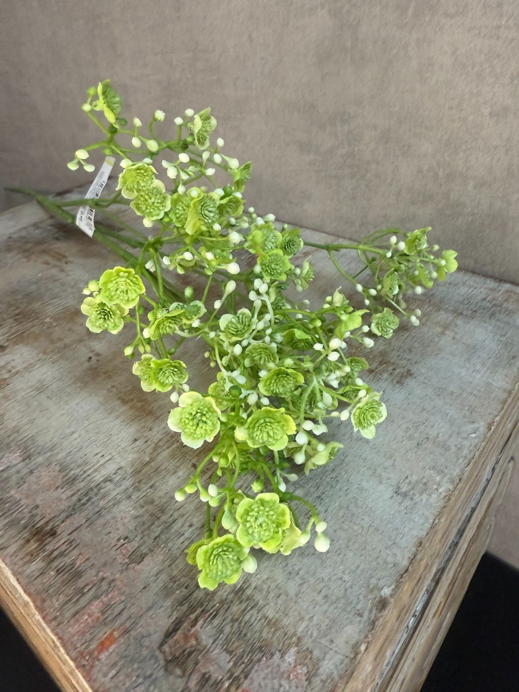 Kunstig blomst gypsophila | Grøn
