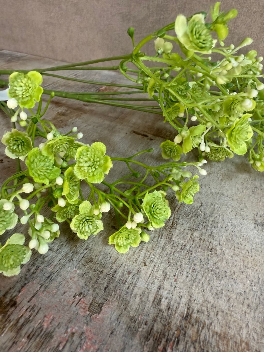 Kunstig blomst gypsophila | Grøn