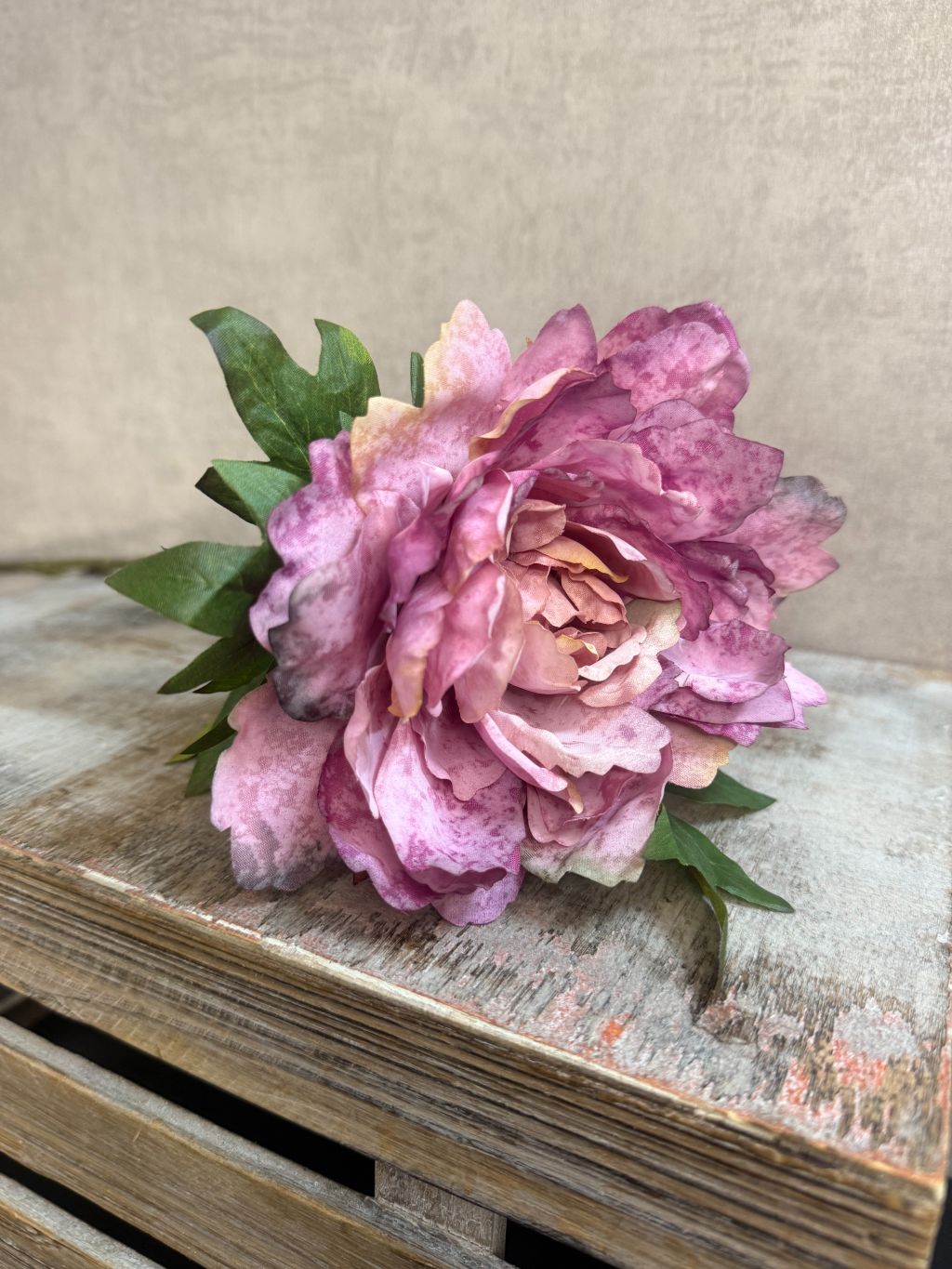 Kunstig blomsterpæon | Lilla blanding