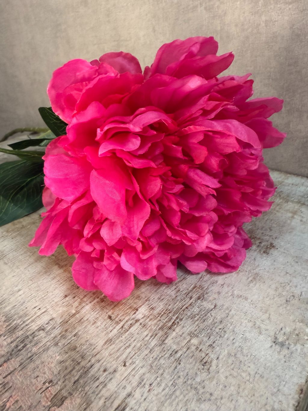 Fiore artificiale Peonia | Fucsia