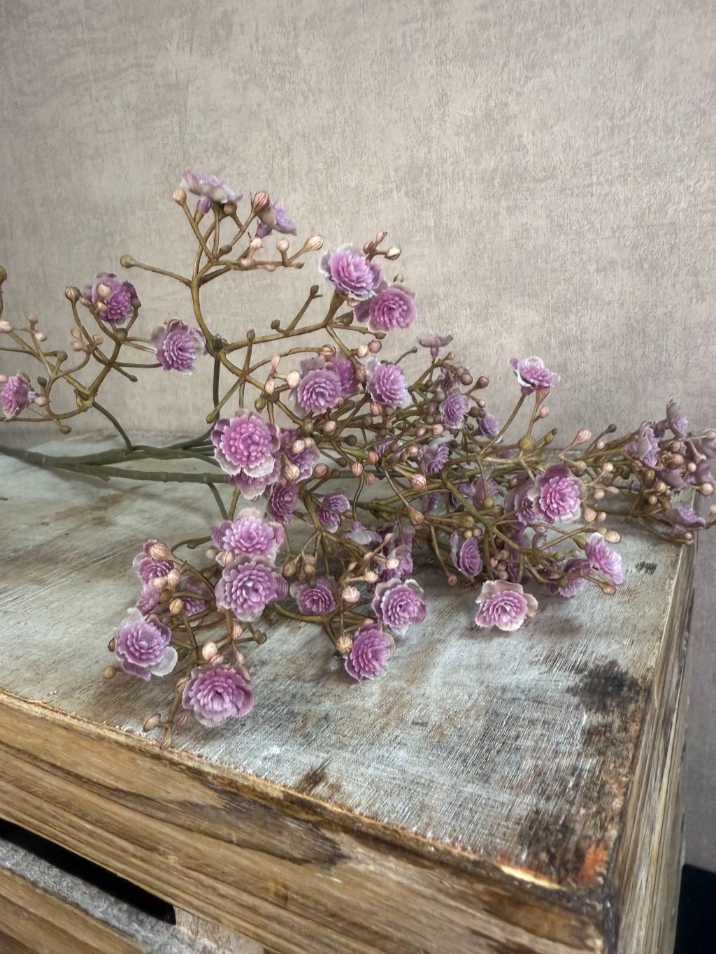 Kunstbloem Gipskruid Mauve