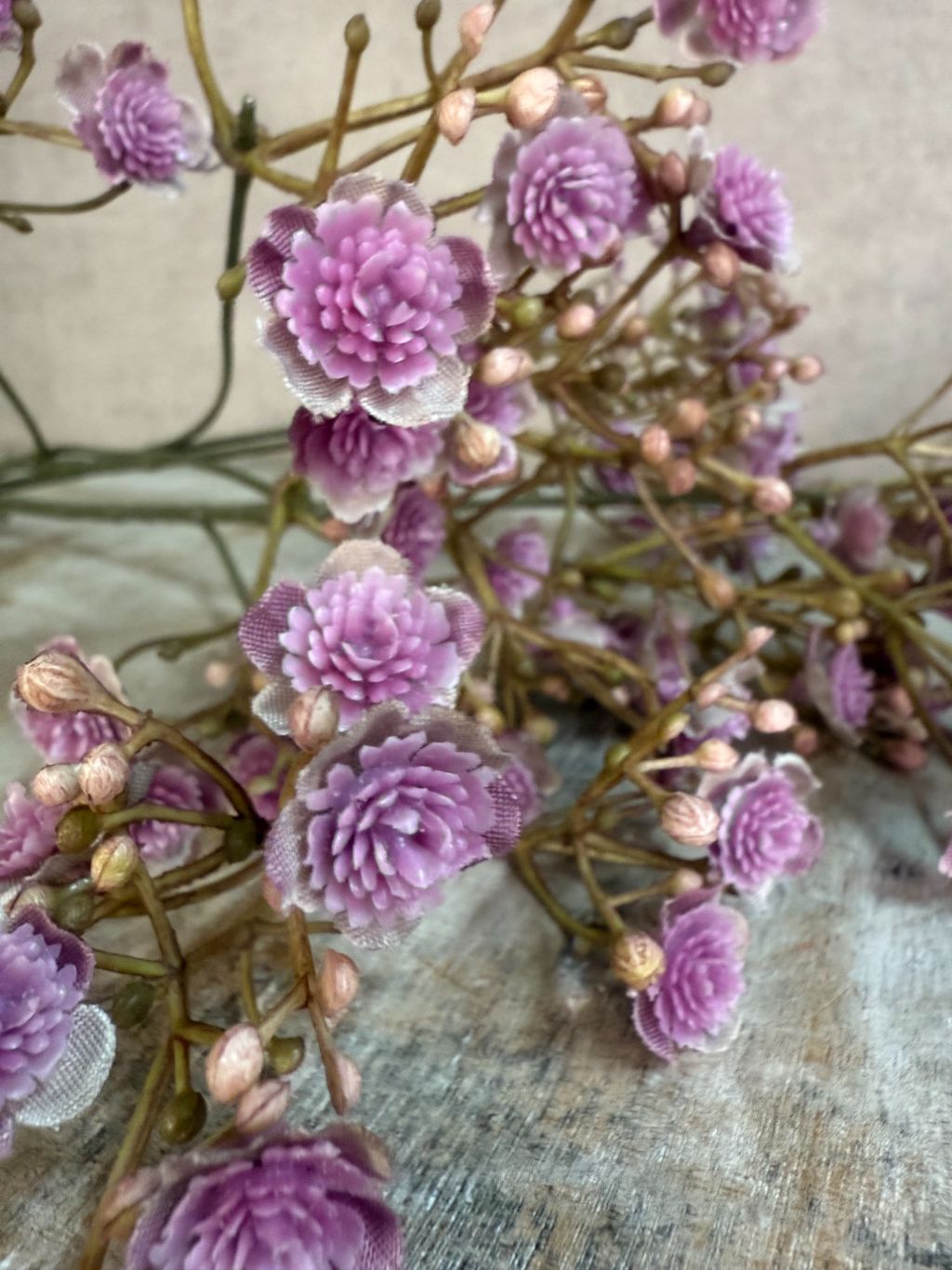 Kunstbloem Gipskruid Mauve