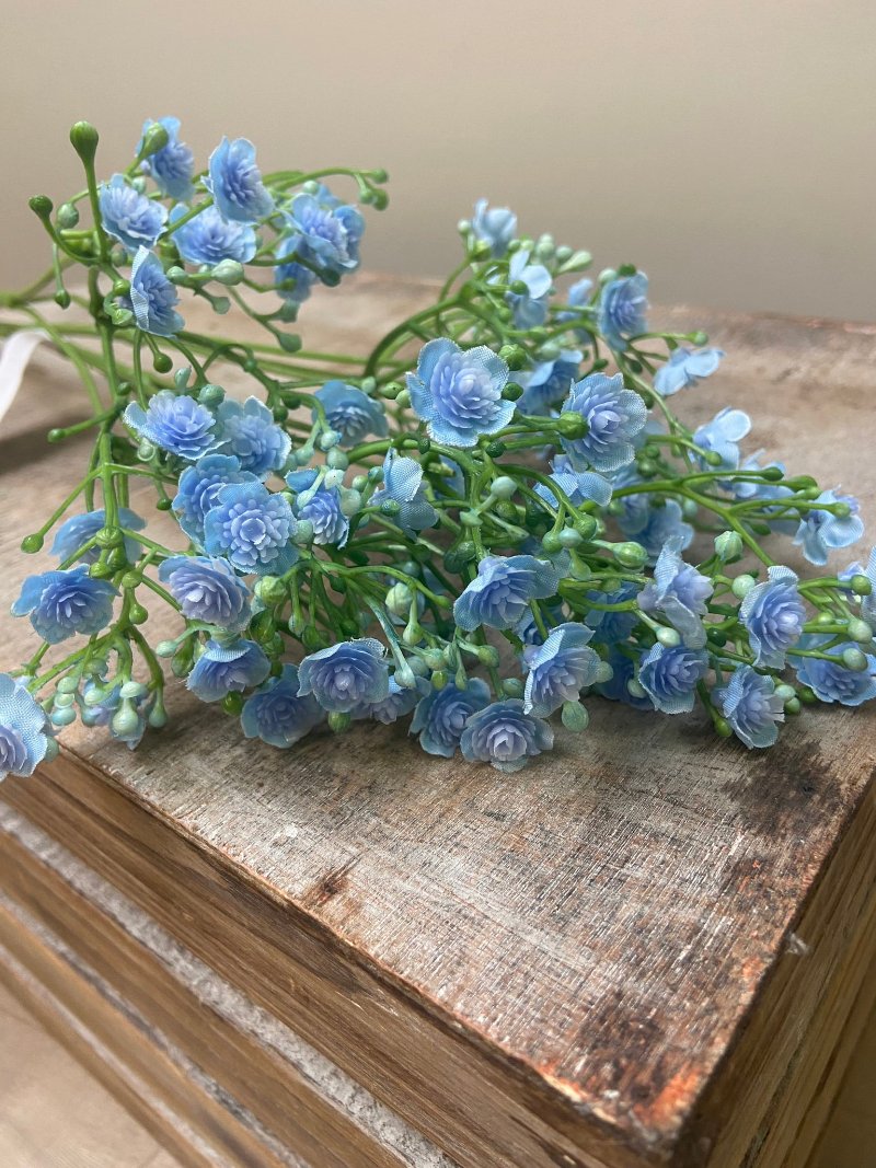 Artificial flower baby's breath blue