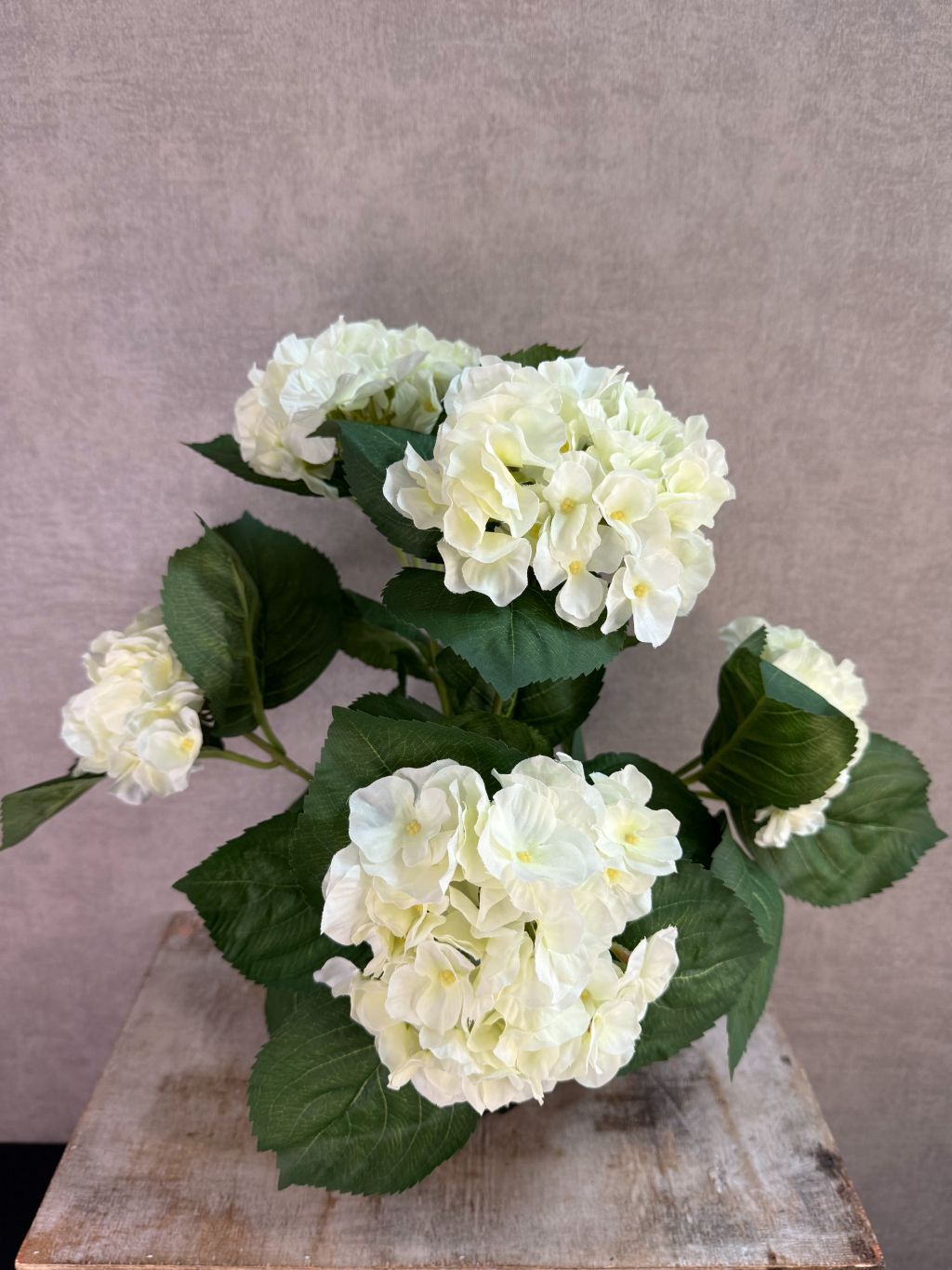 Planta de hortensia artificial