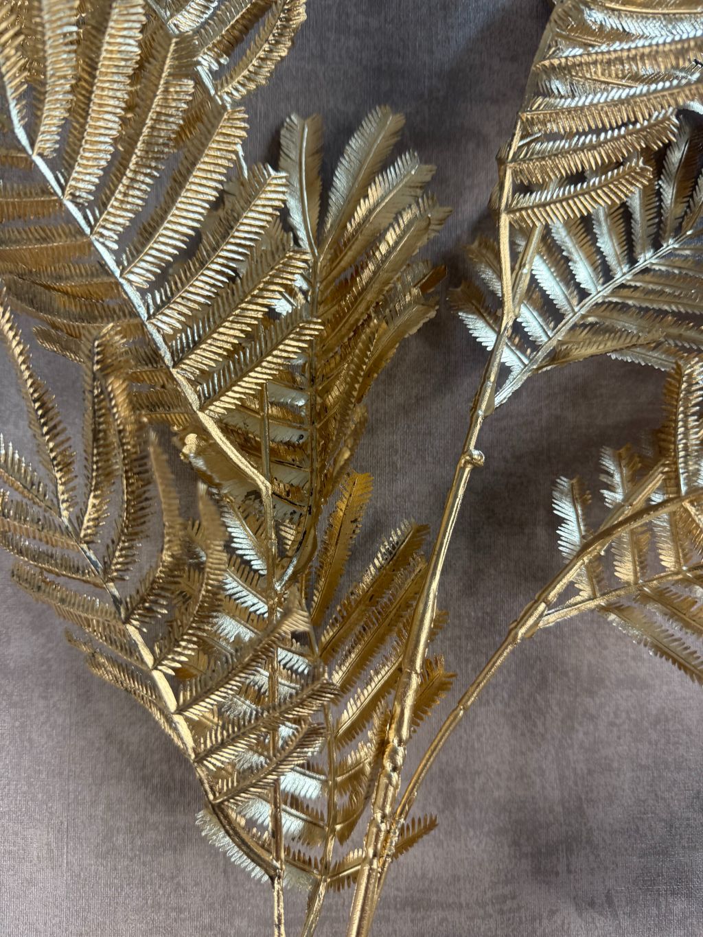 Künstliche Mimose | Gold