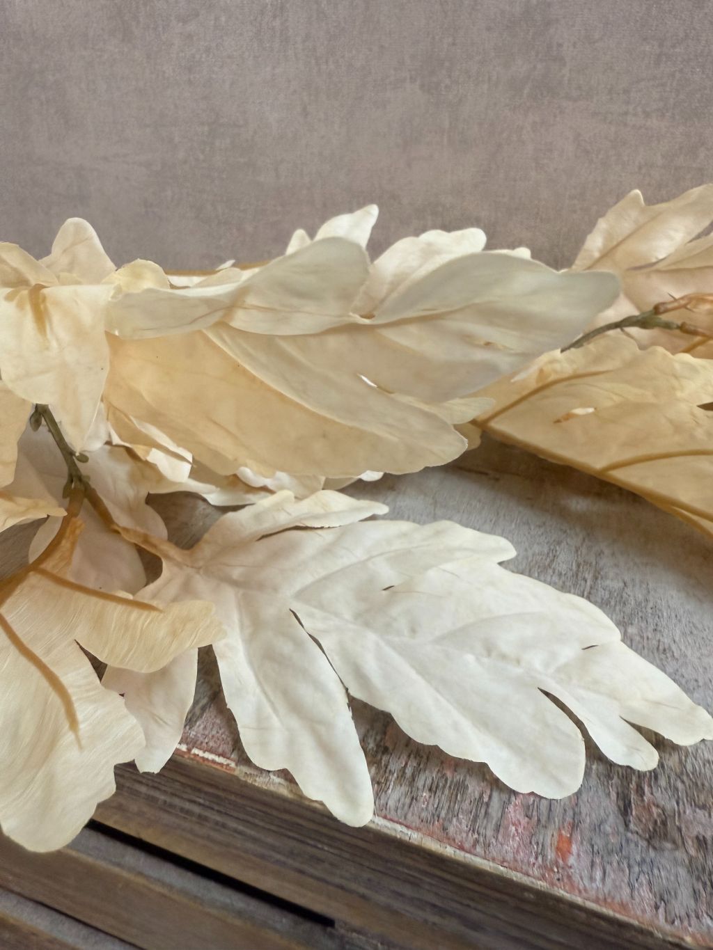 Kunsttak Eik beige van 105 cm – decoratieve tak met natuurlijke uitstraling.