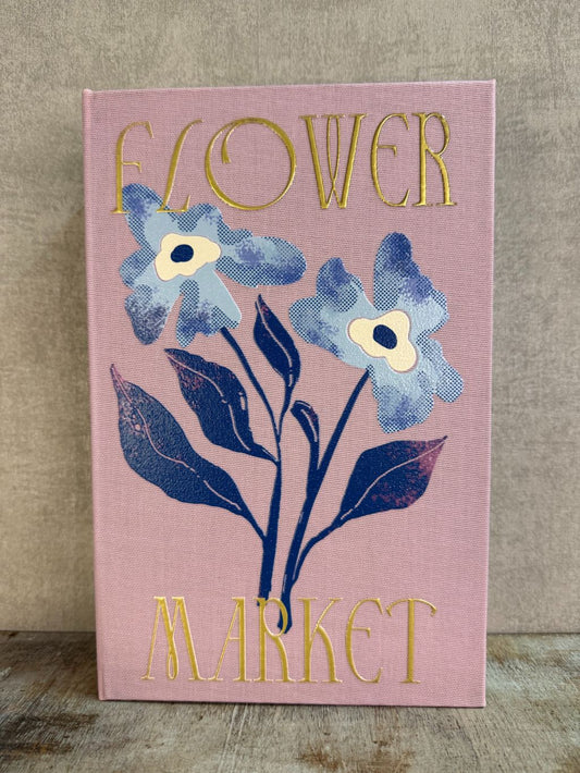 Książka do przechowywania kwiatów na targu