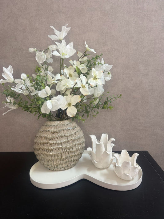 Tafel decoratie set Wave | Wit