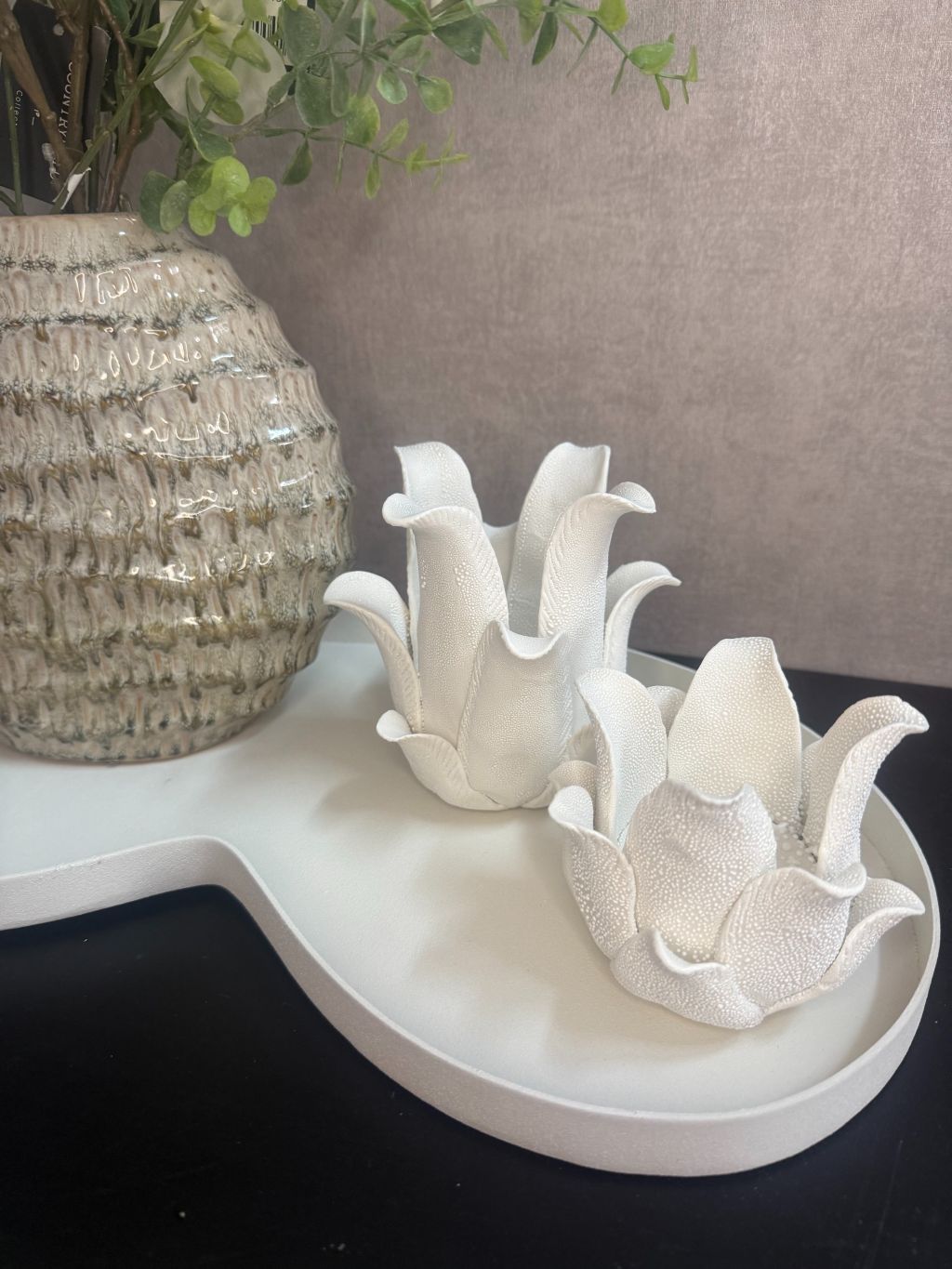 Tafel decoratie set Wave | Wit
