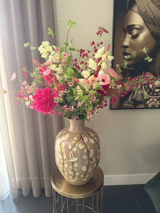 Vase Birdy | håndmalet