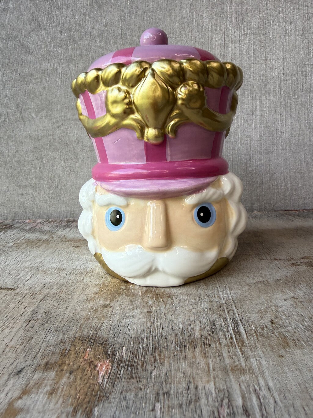Bocal de rangement Casse-Noisette | Rose