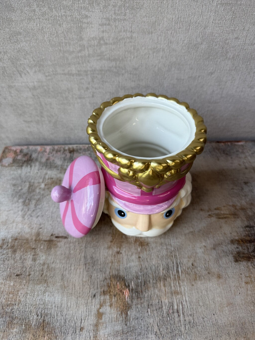 Bocal de rangement Casse-Noisette | Rose
